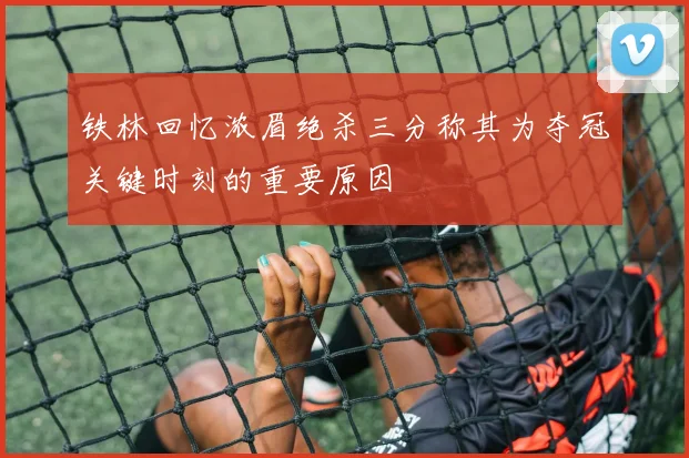 铁林回忆浓眉绝杀三分称其为夺冠关键时刻的重要原因