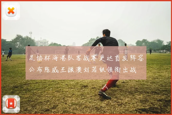 足协杯海港队客战赛更达首发阵容公布陈威王振澳刘若钒领衔出战
